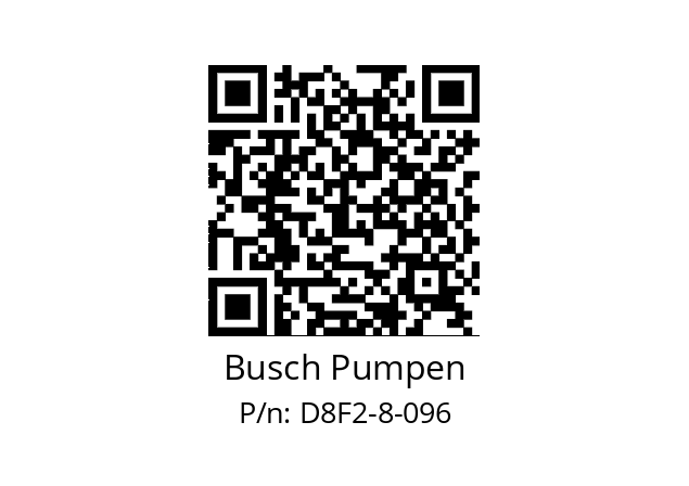   Busch Pumpen D8F2-8-096