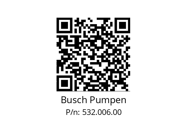   Busch Pumpen 532.006.00