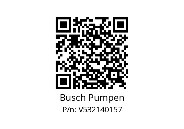   Busch Pumpen V532140157