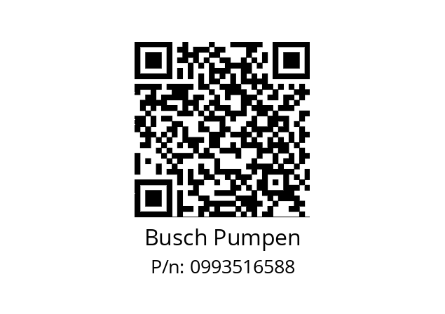   Busch Pumpen 0993516588