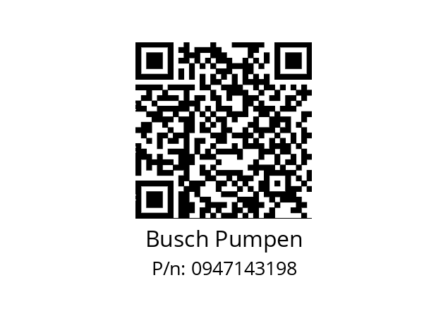   Busch Pumpen 0947143198