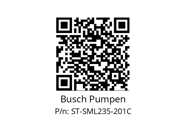   Busch Pumpen ST-SML235-201C