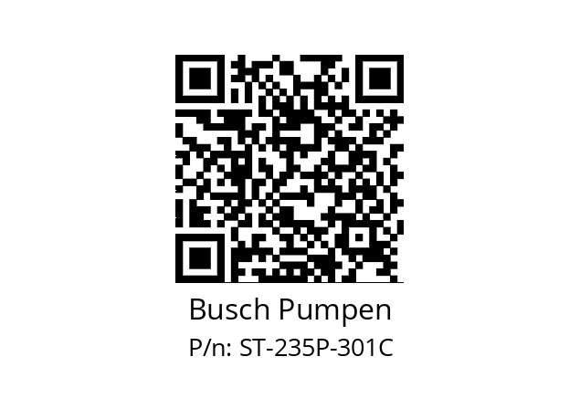   Busch Pumpen ST-235P-301C