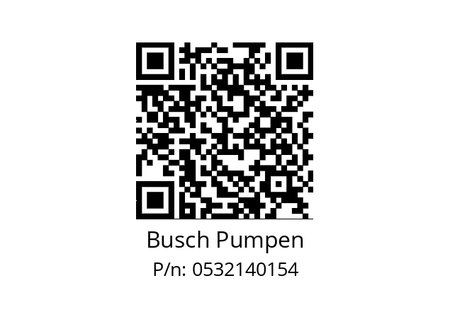   Busch Pumpen 0532140154