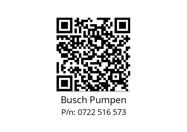   Busch Pumpen 0722 516 573