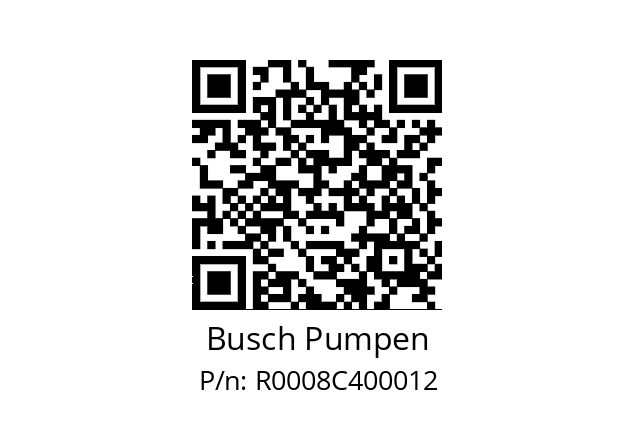  PB 0008 C Busch Pumpen R0008C400012