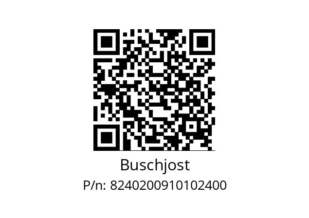   Buschjost 8240200910102400