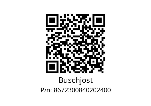   Buschjost 8672300840202400