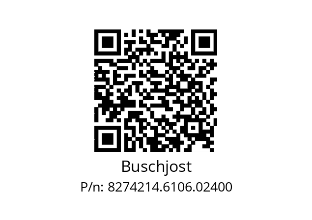   Buschjost 8274214.6106.02400