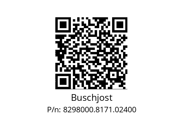   Buschjost 8298000.8171.02400