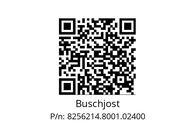   Buschjost 8256214.8001.02400