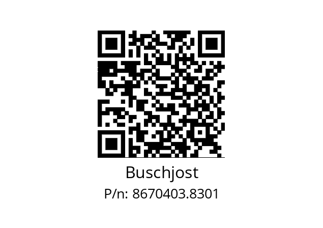   Buschjost 8670403.8301