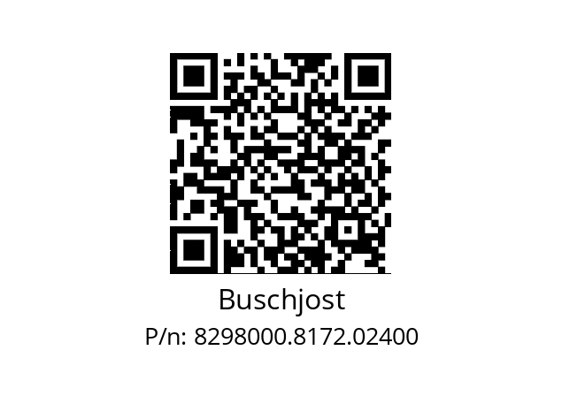   Buschjost 8298000.8172.02400