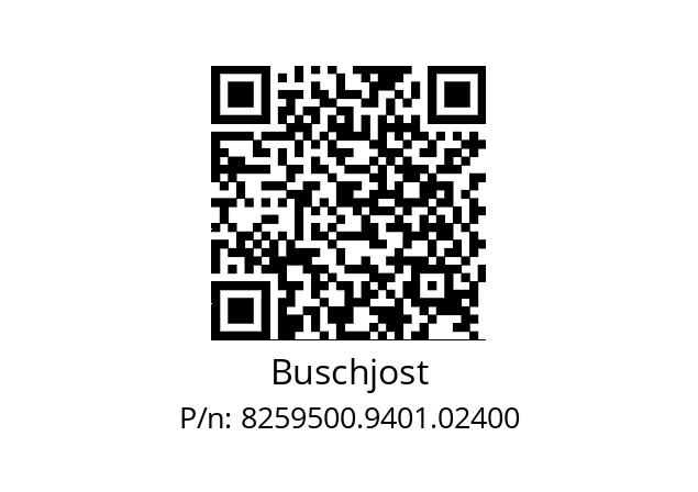   Buschjost 8259500.9401.02400