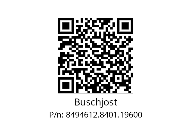   Buschjost 8494612.8401.19600