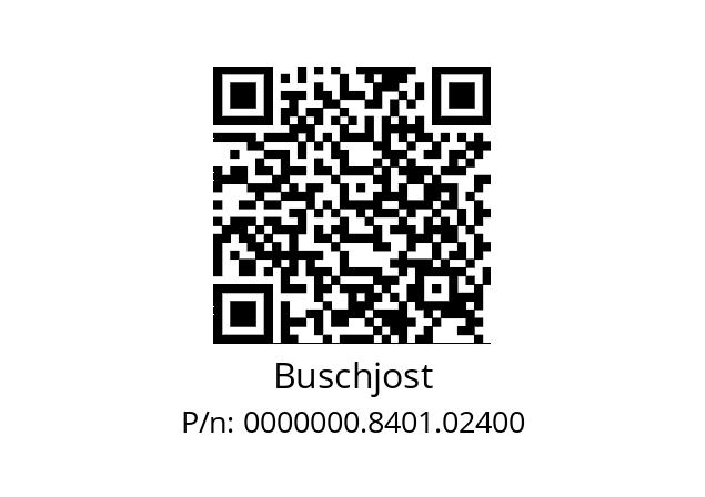   Buschjost 0000000.8401.02400