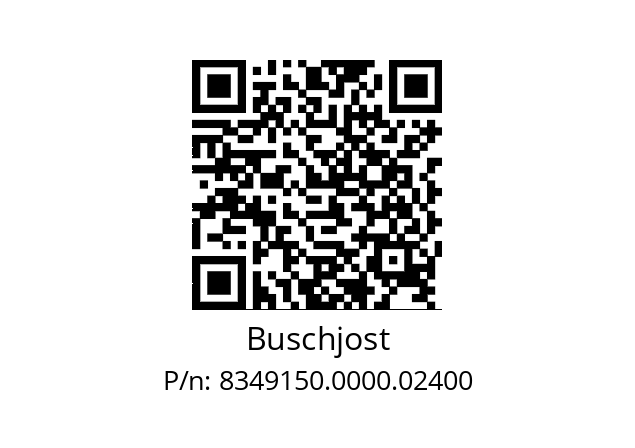   Buschjost 8349150.0000.02400