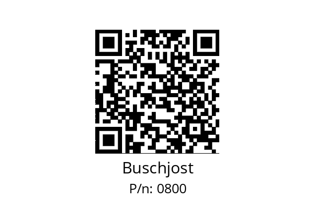   Buschjost 0800