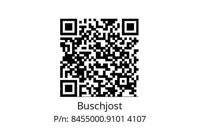   Buschjost 8455000.9101 4107