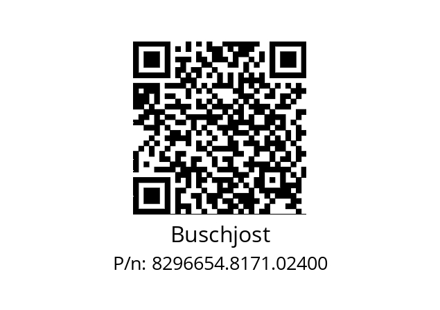   Buschjost 8296654.8171.02400