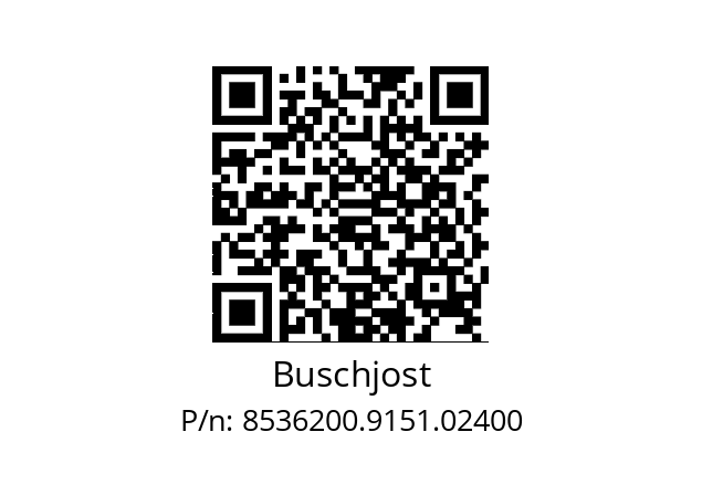   Buschjost 8536200.9151.02400