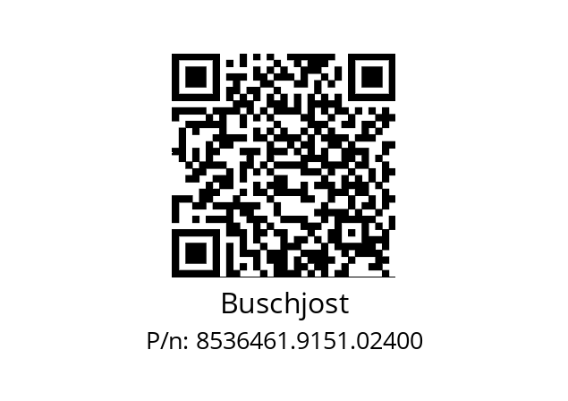   Buschjost 8536461.9151.02400