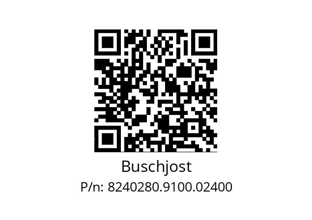   Buschjost 8240280.9100.02400