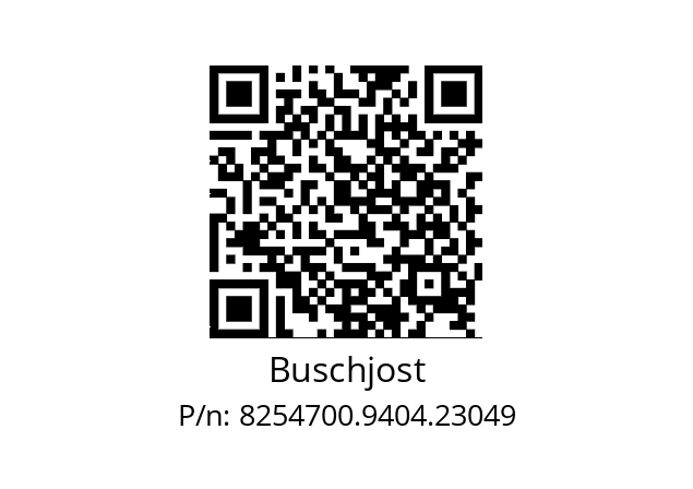   Buschjost 8254700.9404.23049