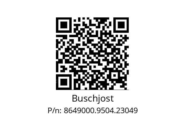   Buschjost 8649000.9504.23049