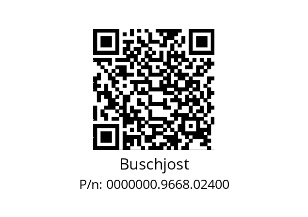   Buschjost 0000000.9668.02400