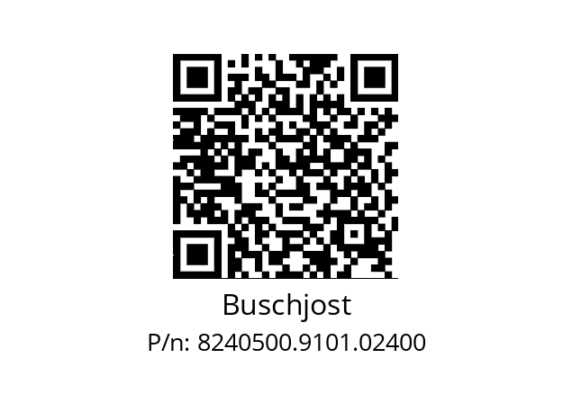   Buschjost 8240500.9101.02400