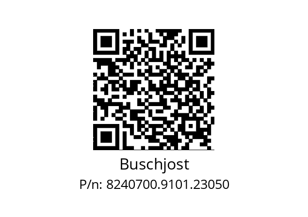   Buschjost 8240700.9101.23050