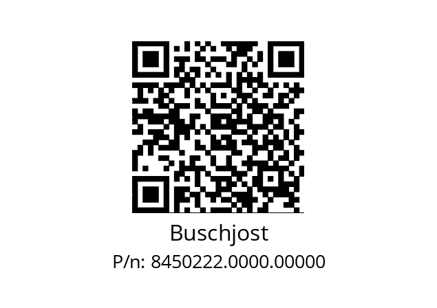   Buschjost 8450222.0000.00000