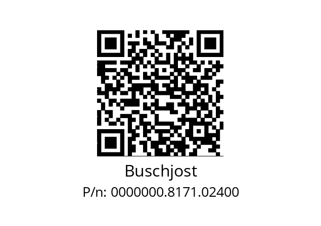   Buschjost 0000000.8171.02400