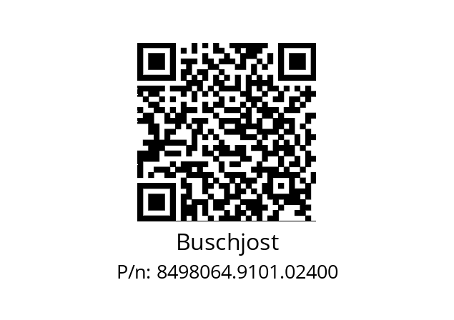   Buschjost 8498064.9101.02400