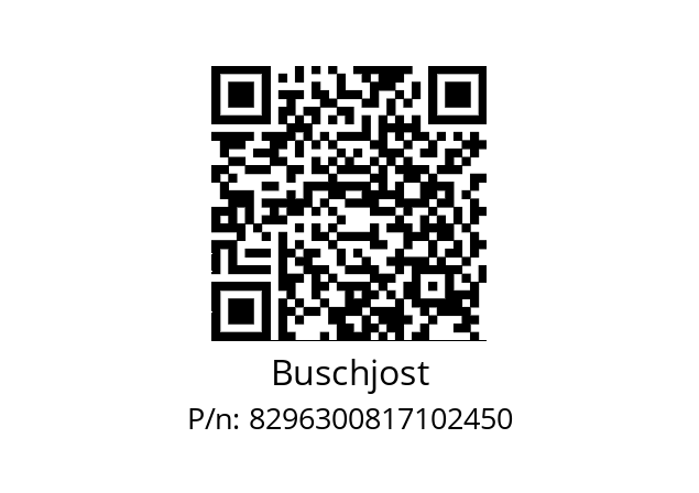   Buschjost 8296300817102450