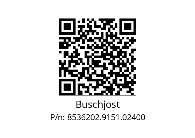   Buschjost 8536202.9151.02400