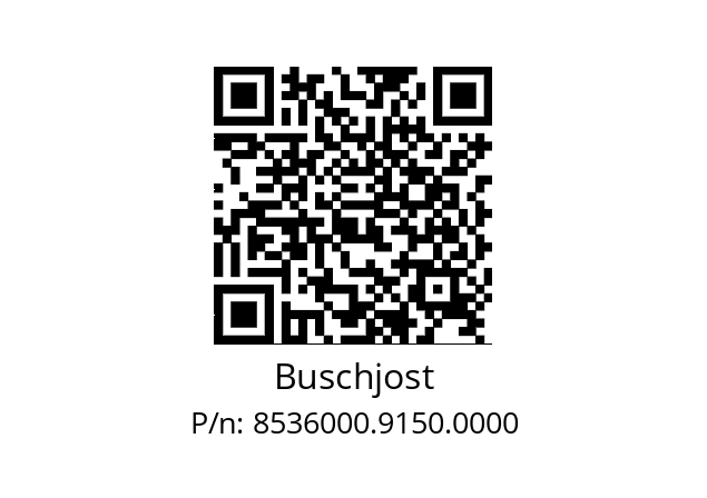   Buschjost 8536000.9150.0000