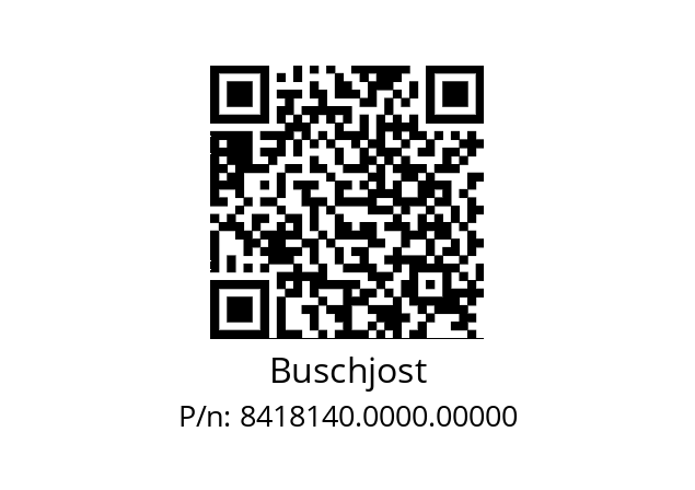   Buschjost 8418140.0000.00000