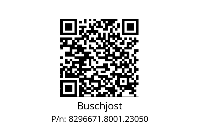   Buschjost 8296671.8001.23050