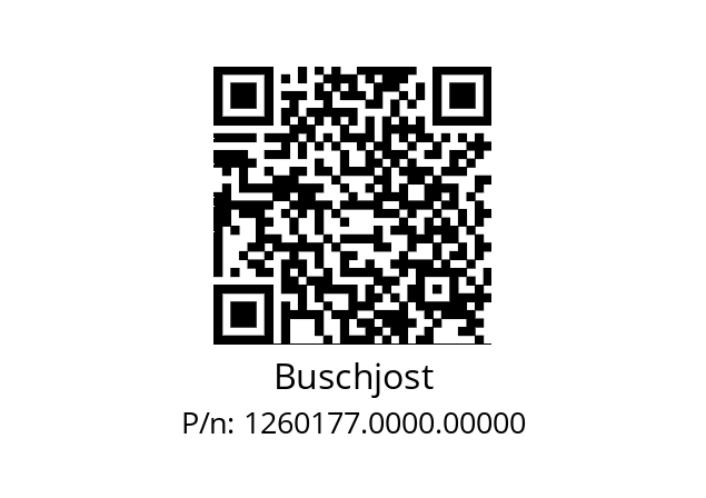   Buschjost 1260177.0000.00000