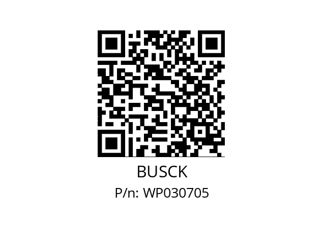   BUSCK WP030705