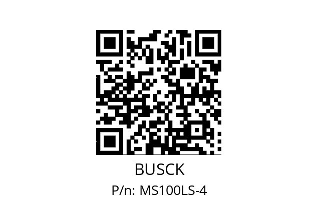   BUSCK MS100LS-4