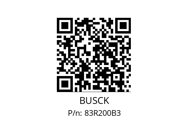   BUSCK 83R200B3