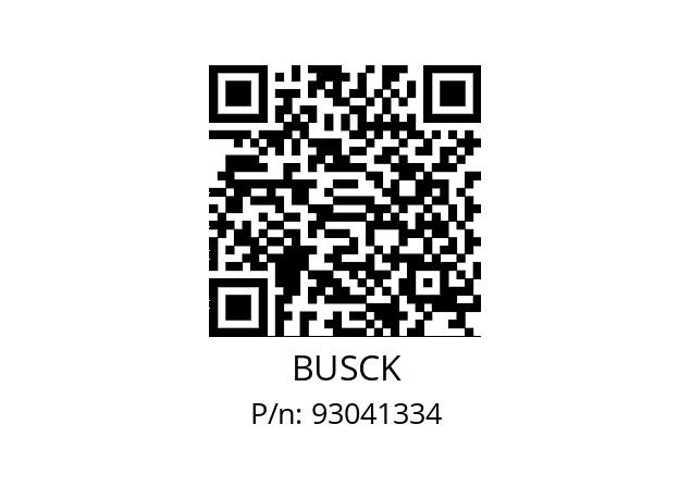   BUSCK 93041334