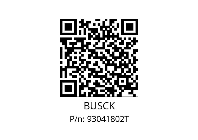   BUSCK 93041802T