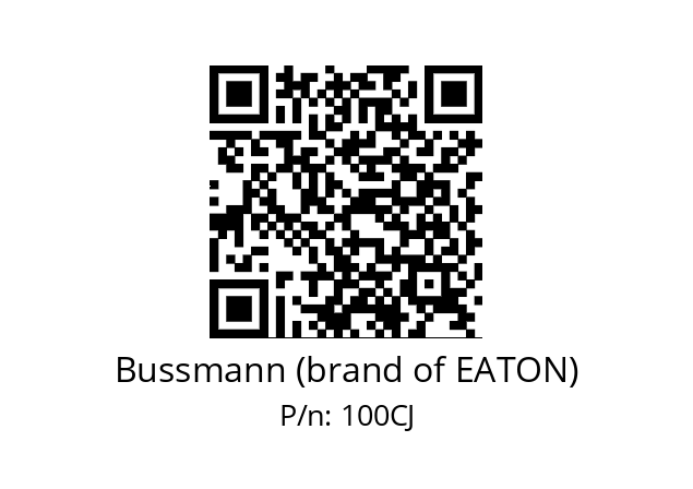   Bussmann (brand of EATON) 100CJ