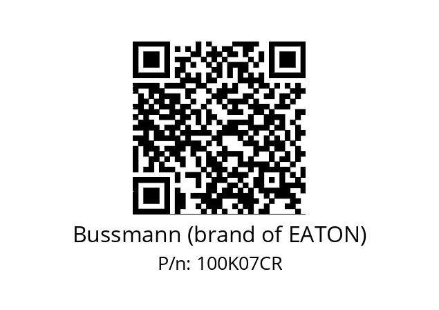   Bussmann (brand of EATON) 100K07CR