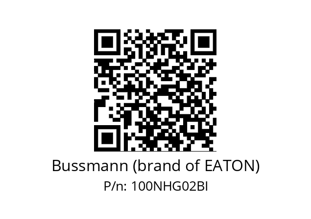   Bussmann (brand of EATON) 100NHG02BI