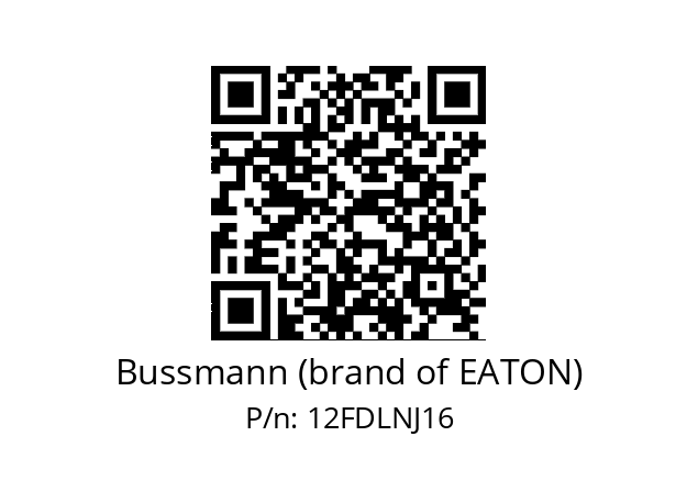   Bussmann (brand of EATON) 12FDLNJ16